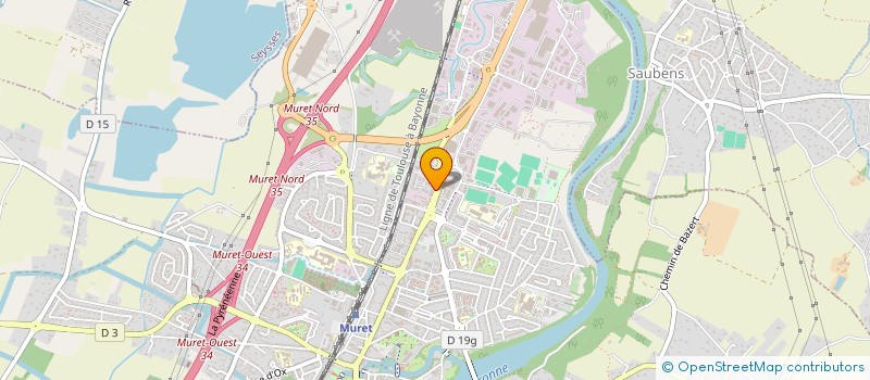 localisation de l'entreprise SYNDIC COPROP RES LES BALCONS DE MURET  MURET