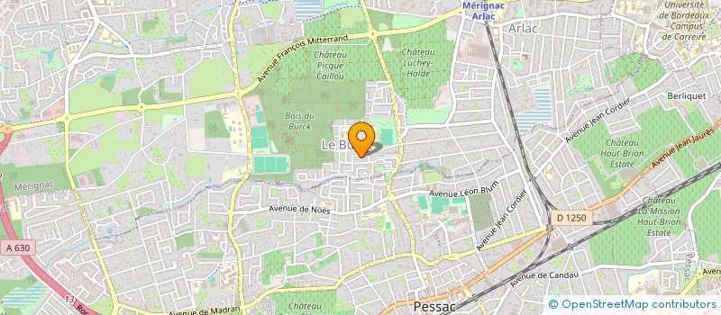 localisation de l'entreprise SYNDIC COPROP RES LES FOUGERES  MERIGNAC