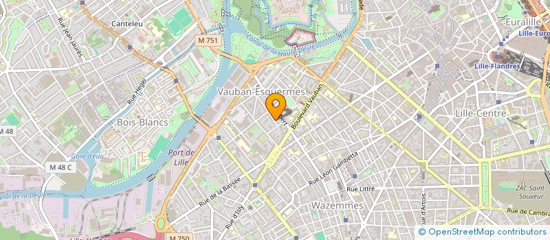 localisation de l'entreprise SYNDIC COPROP RES LES HAUTS DE VAUBAN à LILLE