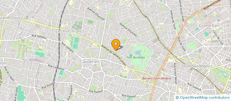 localisation de l'entreprise SYNDIC COPROP RES LES SYLPHES  BORDEAUX