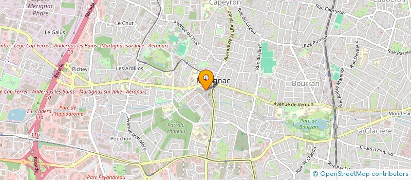 localisation de l'entreprise SYNDIC COPROP RES MERIGNAC III  MERIGNAC