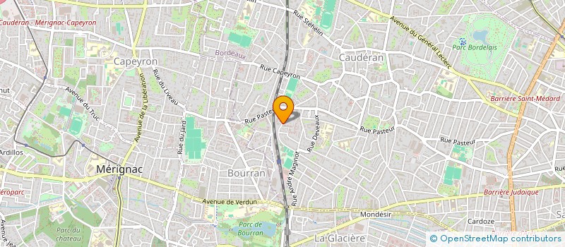 localisation de l'entreprise SYNDIC COPROP RES OREE DU PARC  BORDEAUX