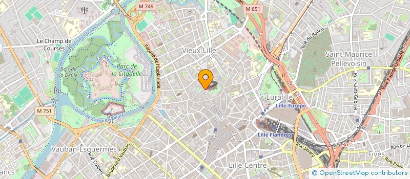 localisation de l'entreprise SYNDIC COPROP RES PARVIS DE LA TREILLE à LILLE