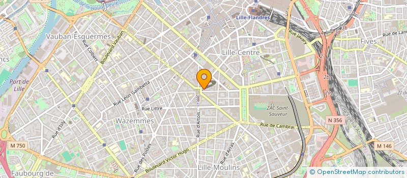 localisation de l'entreprise SYNDIC COPROP RES PHILIPPE LEBON à LILLE