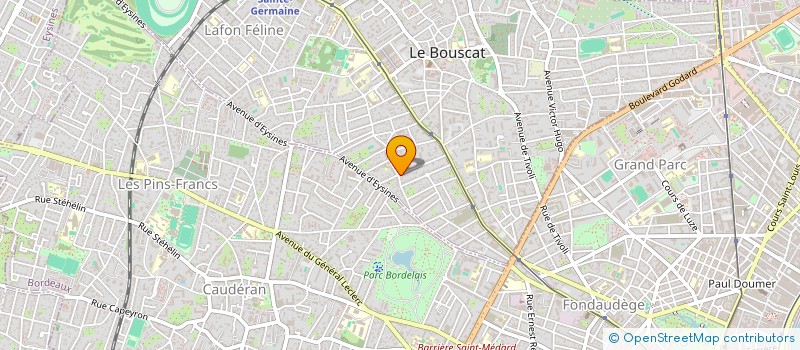 localisation de l'entreprise SYNDIC COPROP RES PRESSENCE  LE BOUSCAT