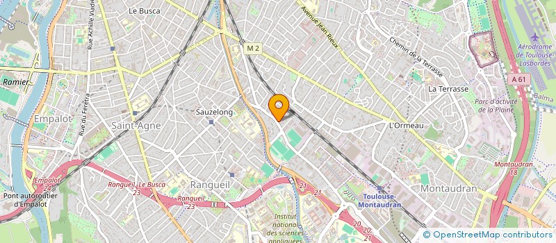 localisation de l'entreprise SYNDIC COPROP RES ST EXUPERY à TOULOUSE