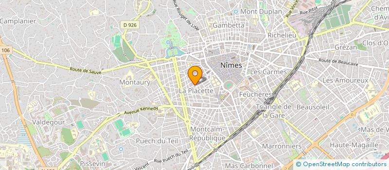 localisation de l'entreprise SYNDIC COPROP RES ST PAUL  NIMES