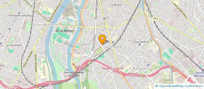 localisation de l'entreprise SYNDIC COPROP RES.ST THOMAS D'AQUIN  TOULOUSE