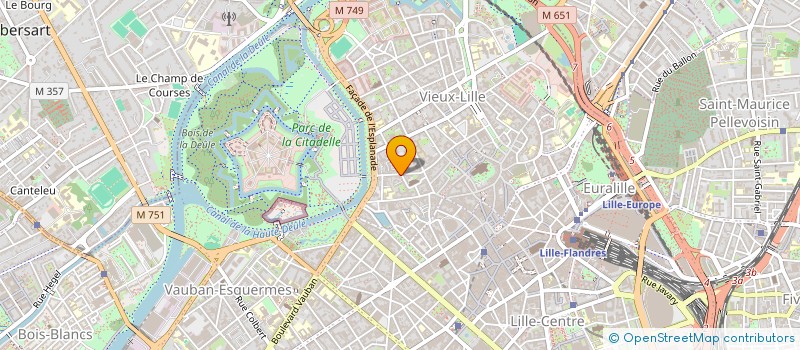 localisation de l'entreprise SYNDIC COPROP RES STE CATHERINE  LILLE