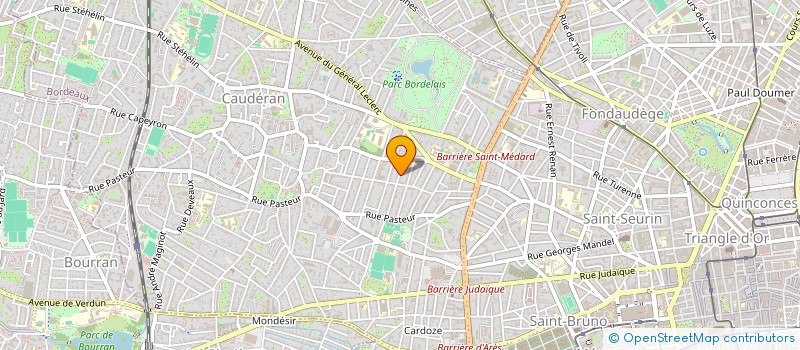 localisation de l'entreprise SYNDIC COPROP RES VILLEBRUN  BORDEAUX