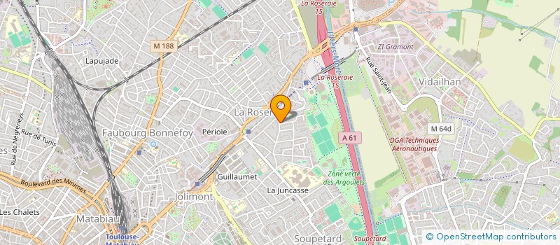 localisation de l'entreprise SYNDIC COPROP RESID CLOS DES ARGOULETS à TOULOUSE