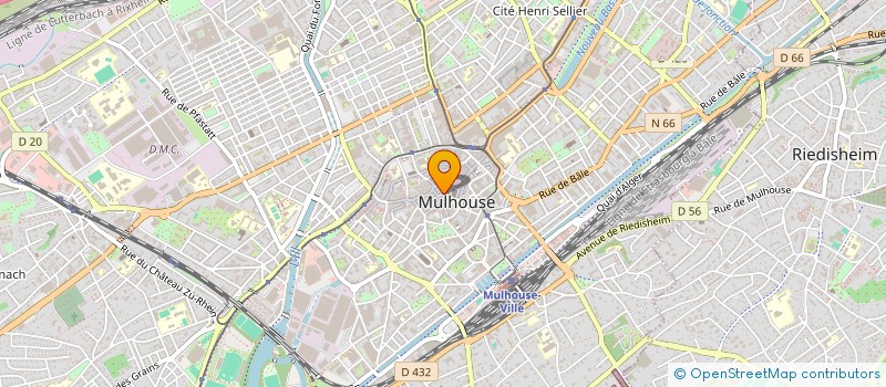 localisation de l'entreprise SYNDIC COPROP RESID COURS MARECHAUX BAT  MULHOUSE