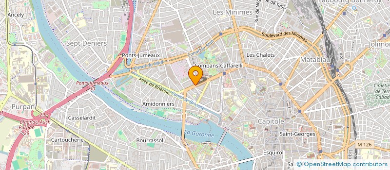 localisation de l'entreprise SYNDIC COPROP RESID LES AMARYLLIS à TOULOUSE