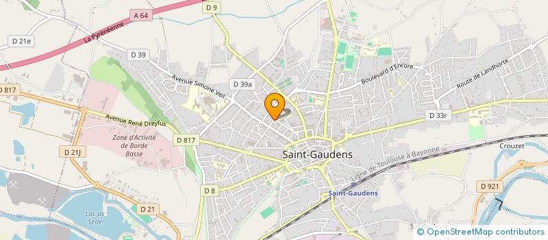 localisation de l'entreprise SYNDIC COPROP RESID PYRENEES 29 BD PYREN à SAINT-GAUDENS