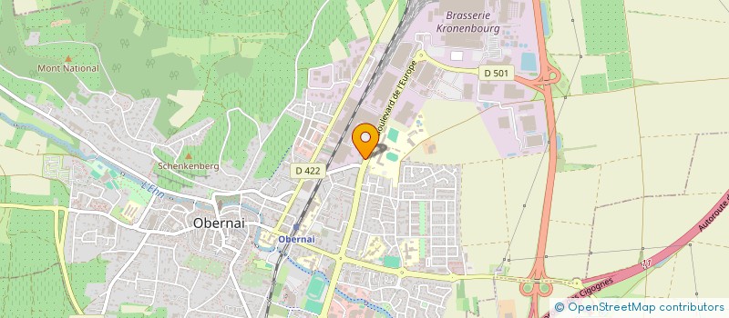 localisation de l'entreprise SYNDIC COPROP RESIDENCE CALVAIRE ABCD  OBERNAI