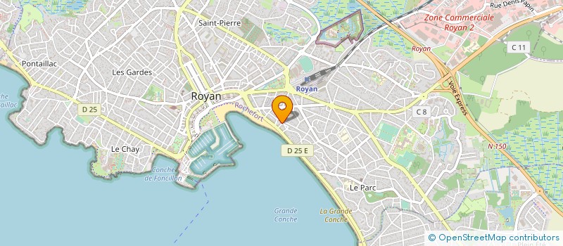 localisation de l'entreprise SYNDIC COPROP RESIDENCE CANDY  ROYAN