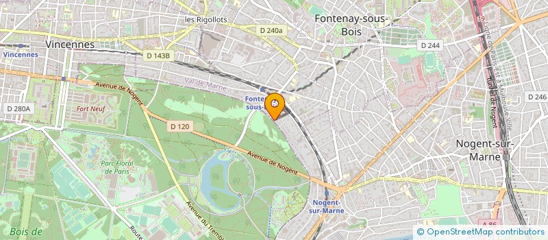 localisation de l'entreprise SYNDIC COPROP RESIDENCE D'ESTREES à FONTENAY-SOUS-BOIS