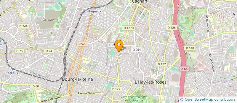 localisation de l'entreprise SYNDIC COPROP RESIDENCE DU PARC à CACHAN
