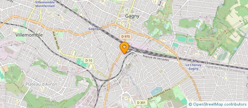 localisation de l'entreprise SYNDIC COPROP RESIDENCE DU VERGER à GAGNY