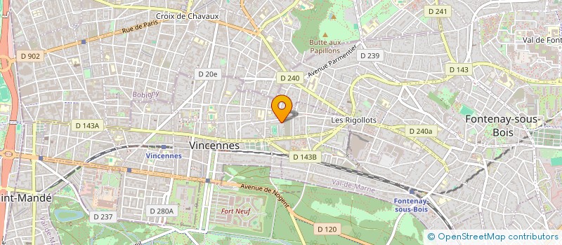 localisation de l'entreprise SYNDIC COPROP RESIDENCE G.SERRE à VINCENNES