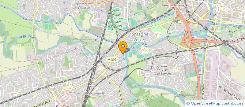 localisation de l'entreprise SYNDIC COPROP RESIDENCE GLIESBERG 2  STRASBOURG