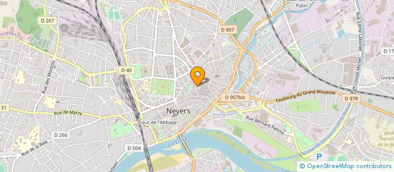 localisation de l'entreprise SYNDIC COPROP RESIDENCE HIPPOLYTE TAINE à NEVERS