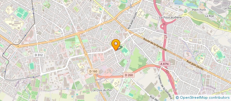 localisation de l'entreprise SYNDIC COPROP RESIDENCE L ANGEVINIERE à ANGERS