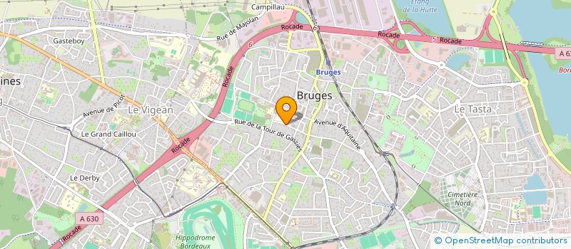 localisation de l'entreprise SYNDIC COPROP RESIDENCE LE FLOREAL  BRUGES