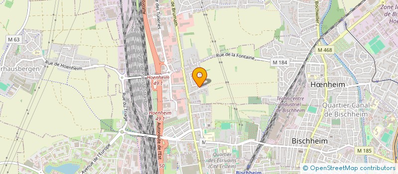 localisation de l'entreprise SYNDIC COPROP RESIDENCE LE GRENOBLE  HNHEIM