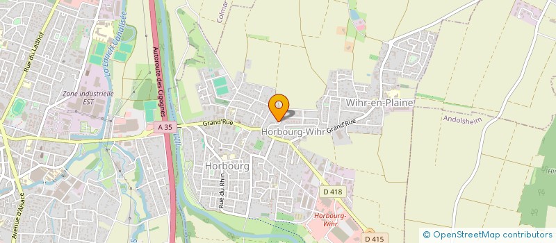 localisation de l'entreprise SYNDIC COPROP RESIDENCE LE PARC A B  HORBOURG-WIHR