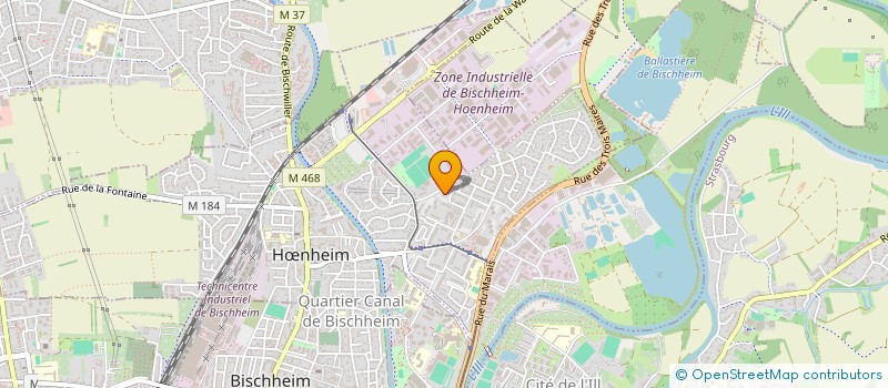 localisation de l'entreprise SYNDIC COPROP RESIDENCE LES SAULES  HNHEIM