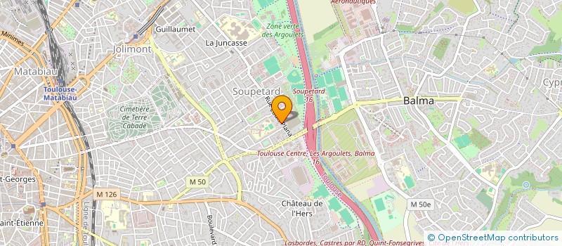 localisation de l'entreprise SYNDIC COPROP RESIDENCE LES TILLEULS à TOULOUSE
