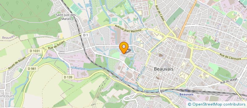 localisation de l'entreprise SYNDIC COPROP RESIDENCE LES TISSERANDS  BEAUVAIS