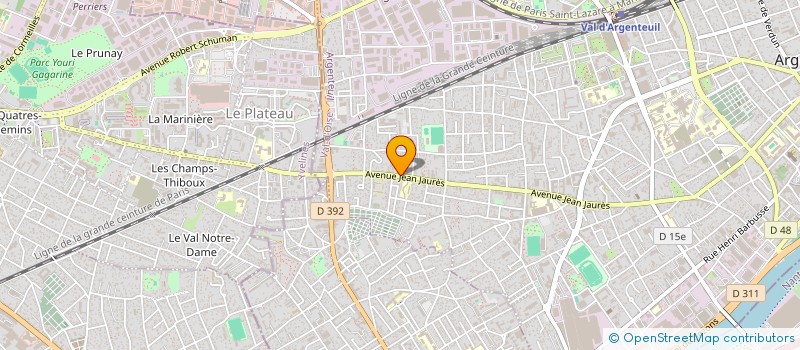 localisation de l'entreprise SYNDIC COPROP RESIDENCE MONTAIGNE  ARGENTEUIL