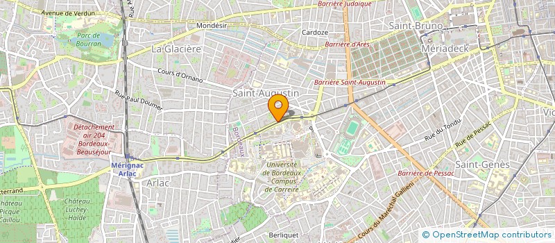 localisation de l'entreprise SYNDIC COPROP RESIDENCE OHM  BORDEAUX