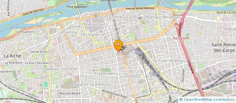 localisation de l'entreprise SYNDIC COPROP RESIDENCE ORANGERIE  TOURS