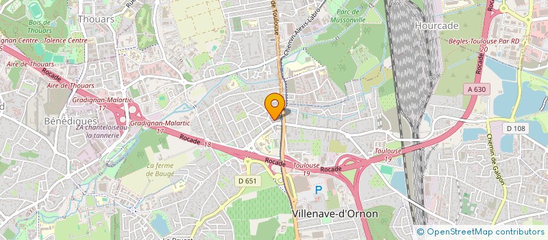 localisation de l'entreprise SYNDIC COPROP RESIDENCE ORNON  VILLENAVE-D'ORNON