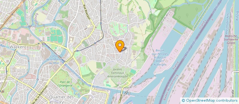 localisation de l'entreprise SYNDIC COPROP RESIDENCE PARC ST FIACRE  STRASBOURG