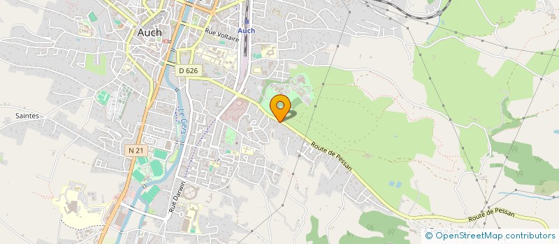 localisation de l'entreprise SYNDIC COPROP RESIDENCE SAINTE BARBE  AUCH