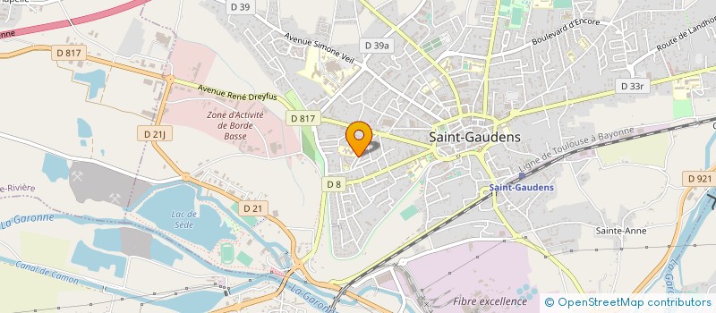 localisation de l'entreprise SYNDIC COPROP RESIDENCE ST GAUDINOISE 1 à SAINT-GAUDENS