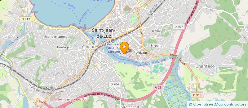 localisation de l'entreprise SYNDIC COPROP RESIDENCE URGELDI  SAINT-JEAN-DE-LUZ