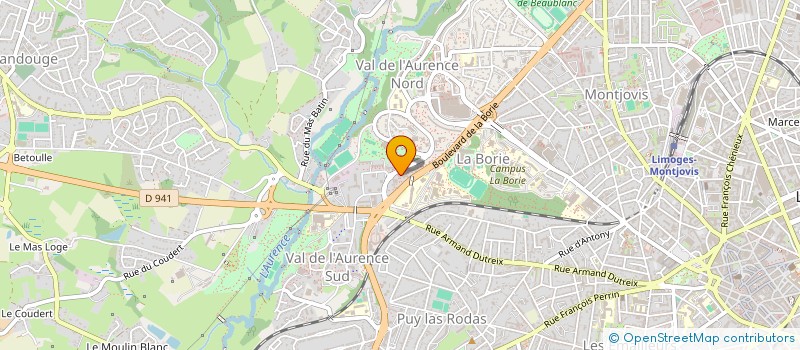 localisation de l'entreprise SYNDIC COPROP RESIDENCE VINCENT AURIOL à LIMOGES