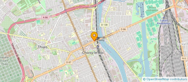 localisation de l'entreprise SYNDIC COPROP RUE JEAN JAURES à CHOISY-LE-ROI
