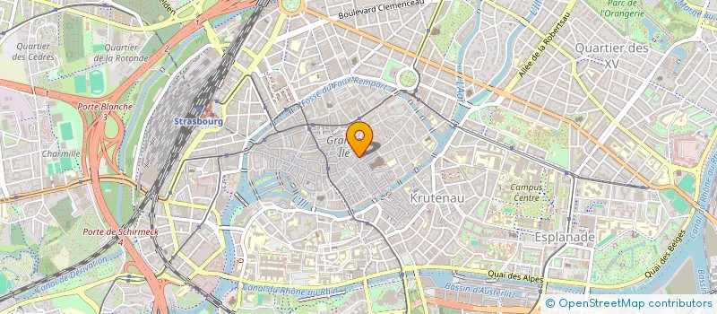 localisation de l'entreprise SYNDIC COPROP RUE ORFEVRES-HALLEBARDES à STRASBOURG