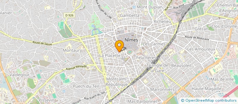 localisation de l'entreprise SYNDIC COPROP RUE PORTE DE FRANCE  NIMES