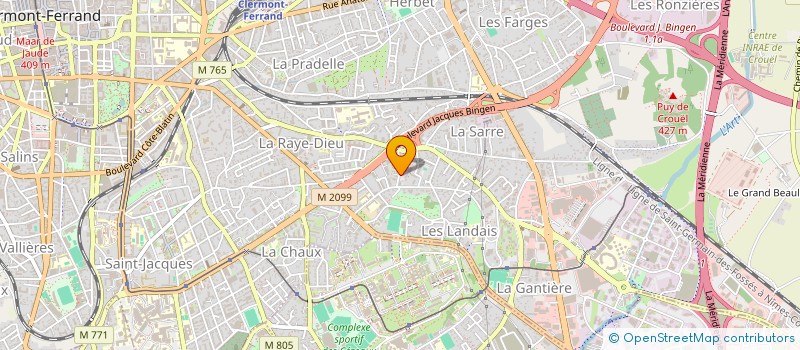 localisation de l'entreprise SYNDIC COPROP SAINT MICHEL  CLERMONT-FERRAND