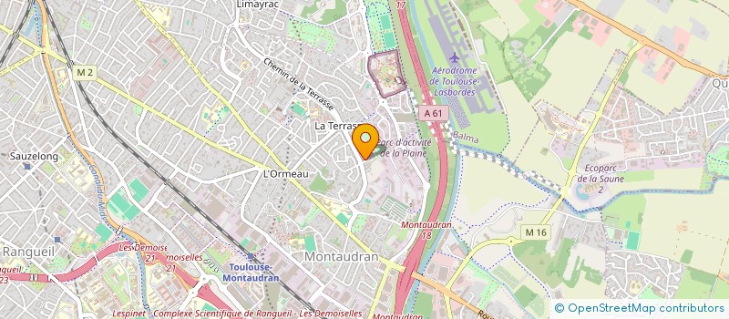 localisation de l'entreprise SYNDIC COPROP SARABELLE II D  TOULOUSE