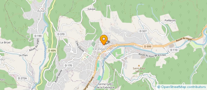 localisation de l'entreprise SYNDIC COPROP ST EUZEBY  LE VIGAN