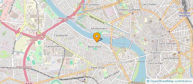 localisation de l'entreprise SYNDIC COPROP TERRASSES DE LA GARONNE à TOULOUSE