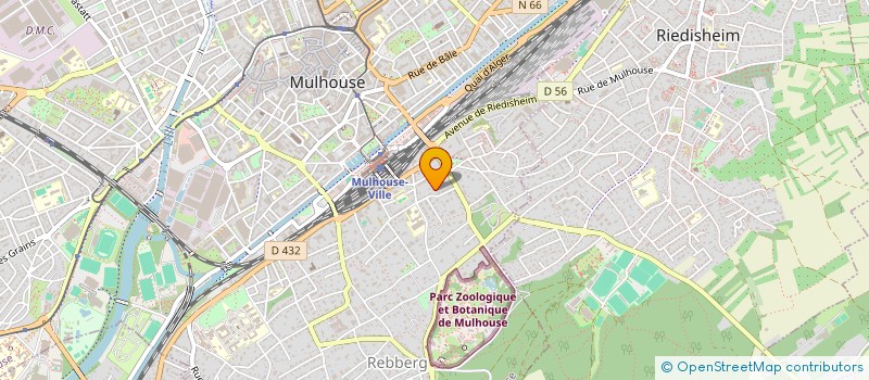 localisation de l'entreprise SYNDIC COPROP VILLA ROUSSEAU  MULHOUSE